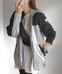 KANGOL EXTRA COMFORT | 【KANGOL EXTRA COMFORT(カンゴール エクストラ コンフォート)】《WEB限定》配色中綿 フェイクダウン ジャケット(ブルゾン)