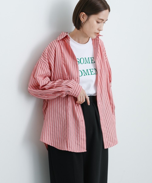 Select Moca セレクトモカ の 22 Ss カラーストライプシャツ シャツ ブラウス Wear