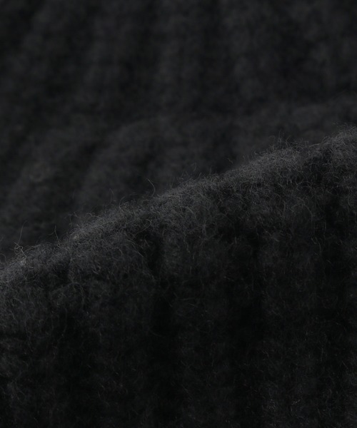 Deuxieme Classe(ドゥーズィエムクラス)の「beanie(ニットキャップ/ビーニー・レディース・ブラック/ウッド/キャメル・FREE)」の18枚目の写真