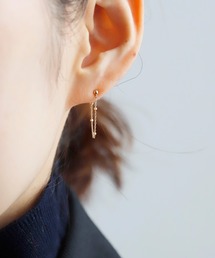 SIENA ROSE（シエナロゼ）の「【廃盤】チェーンフープピアス