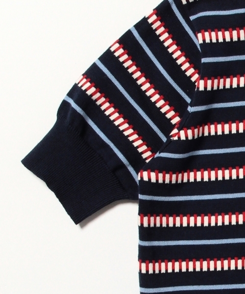 BEAMS BOY（ビームスボーイ）の「BEAMS BOY / 12ゲージ BOY ボーダー クルー ショートスリーブ（ニット/セーター・レディース・ナチュラル/グリーン/ネイビー・ONE SIZE）」の22枚目の写真
