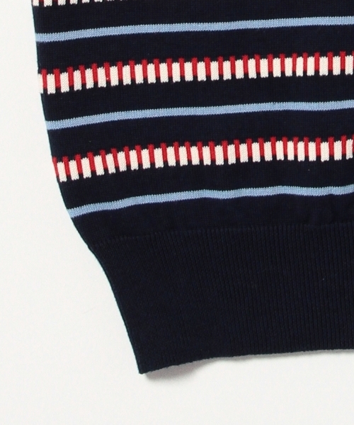 BEAMS BOY（ビームスボーイ）の「BEAMS BOY / 12ゲージ BOY ボーダー クルー ショートスリーブ（ニット/セーター・レディース・ナチュラル/グリーン/ネイビー・ONE SIZE）」の11枚目の写真