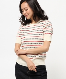 BEAMS BOY | BEAMS BOY / 12ゲージ BOY ボーダー クルー ショートスリーブ(ニット/セーター)