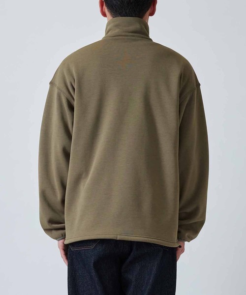 ADAM ET ROPE'（アダムエロペ）の「バックフリース ハーフジップ プルオーバー/保温力/軽量性（スウェット・メンズ・ブラック/イエロー系その他3・M/L）」の10枚目の写真