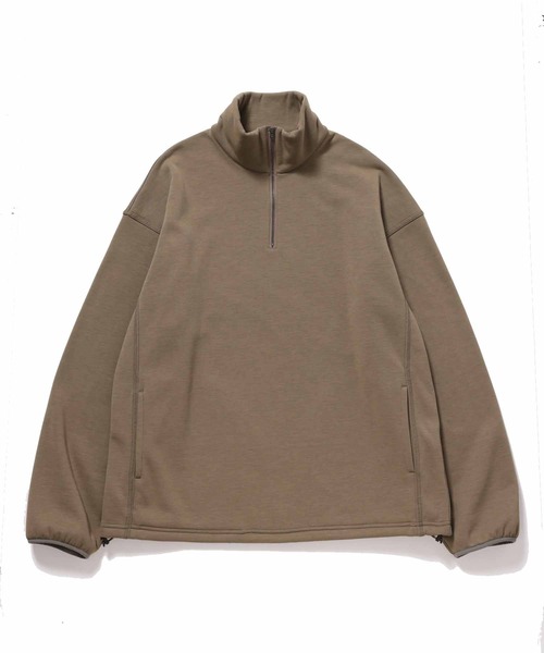ADAM ET ROPE'（アダムエロペ）の「バックフリース ハーフジップ プルオーバー/保温力/軽量性（スウェット・メンズ・ブラック/イエロー系その他3・M/L）」の19枚目の写真