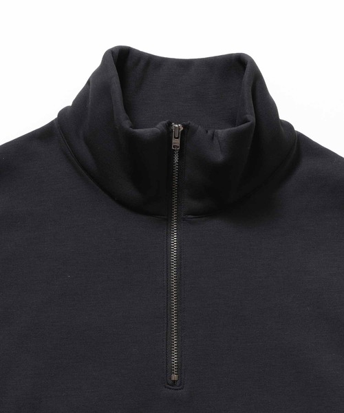 ADAM ET ROPE'（アダムエロペ）の「バックフリース ハーフジップ プルオーバー/保温力/軽量性（スウェット・メンズ・ブラック/イエロー系その他3・M/L）」の21枚目の写真