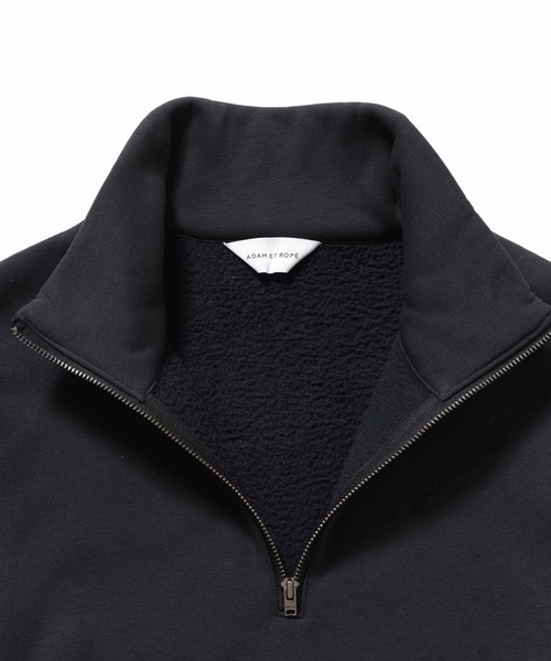 ADAM ET ROPE'（アダムエロペ）の「バックフリース ハーフジップ プルオーバー/保温力/軽量性（スウェット・メンズ・ブラック/イエロー系その他3・M/L）」の22枚目の写真