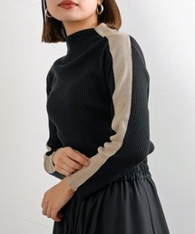 Lui's | 袖ラインリブニット(ニット/セーター)