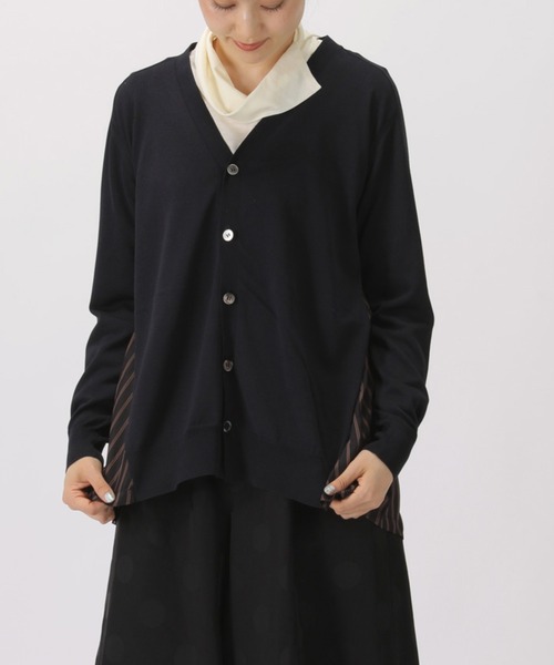 ZUCCa（ズッカ）の「ストライプドッキングセーター/ニット