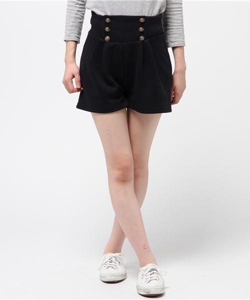 WEGO（ウィゴー）の「WEGO/ポンチマリンショーパン（その他パンツ・レディース・ホワイト系その他/ネイビー・FREE）」の12枚目の写真