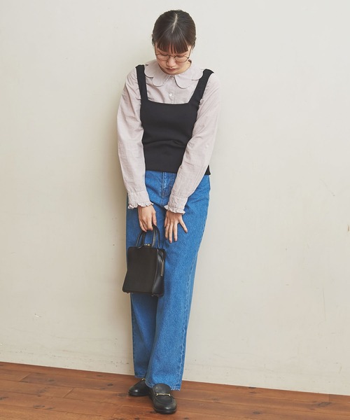 figlondon 2wayベスト fig London（フィグロンドン）の「○C/Ny pleating 2way vest（ベスト
