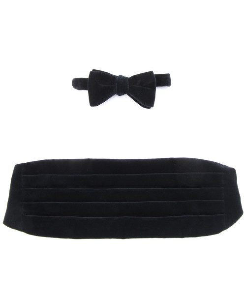 UNITED ARROWS(ユナイテッドアローズ)の「<Masaki Matsushima(マサキ マツシマ)> VELVET CUMMER SET ▽(蝶ネクタイ・メンズ・ブラック/ネイビー・フリー)」の1枚目の写真