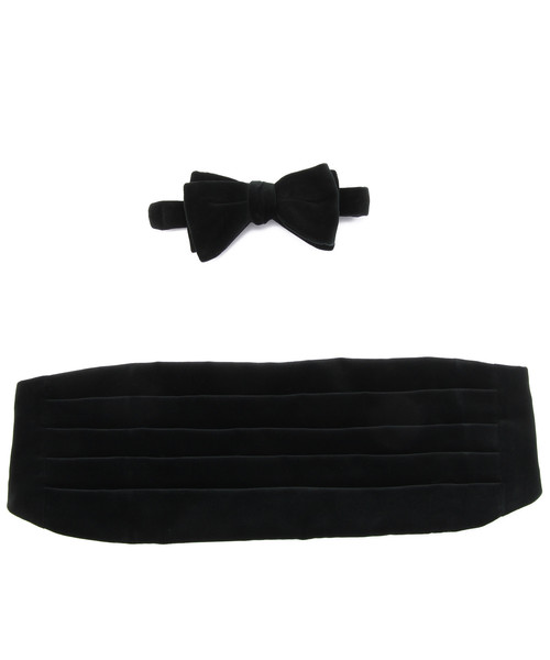 UNITED ARROWS(ユナイテッドアローズ)の「<Masaki Matsushima(マサキ マツシマ)> VELVET CUMMER SET ▽(蝶ネクタイ・メンズ・ブラック/ネイビー・フリー)」の2枚目の写真