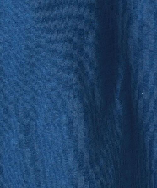 green label relaxing（グリーンレーベルリラクシング）の「＜Tanacana (タナカーナ)＞ 天竺 ロゴ テール Tシャツ（Tシャツ/カットソー・レディース・オフホワイト/ロイヤルブルー/グレー・FREE）」の11枚目の写真