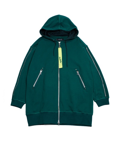 MILKBOY(ミルクボーイ)の「LONG ZIP HOODIE(パーカー・レディース・A/C・FREE)」の4枚目の写真