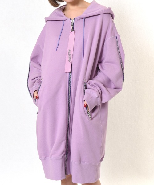 MILKBOY(ミルクボーイ)の「LONG ZIP HOODIE(パーカー・レディース・A/C・FREE)」の12枚目の写真