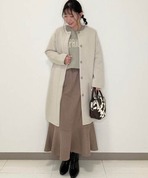 Cutie Blonde(キューティーブロンド)の「◆【S-L】フェイクスエードマーメイドスカート(スカート・レディース・ベージュ/カーキ・01/02/03)」の21枚目の写真