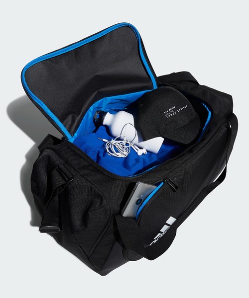 adidas（アディダス）の「オプティマイズド パッキング システム チームダッフルバッグ 35 L / アディダス adidas（ボストンバッグ・メンズ・ブラック/ブルー・FREE）」の8枚目の写真