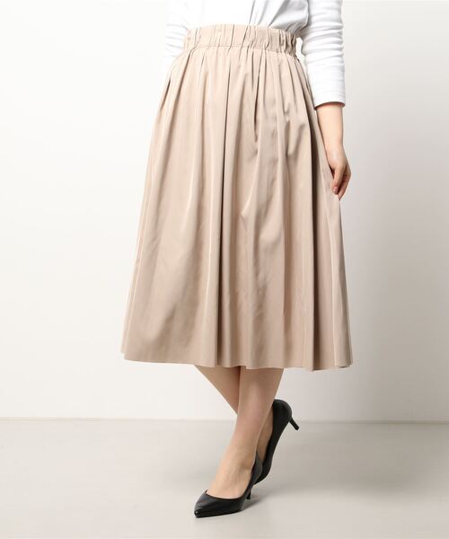 Jines（ジネス）の「＜リバーシブル＞タフタスカート（スカート・レディース・ライトグリーン/ライトブルー/ライトイエロー・FREE）」の7枚目の写真