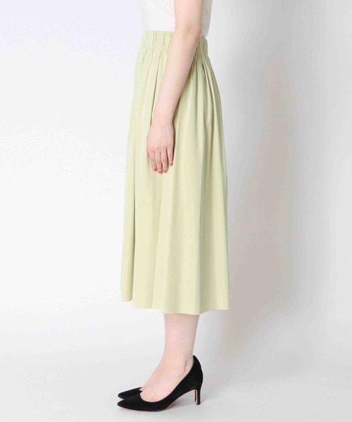 Jines（ジネス）の「＜リバーシブル＞タフタスカート（スカート・レディース・ライトグリーン/ライトブルー/ライトイエロー・FREE）」の9枚目の写真