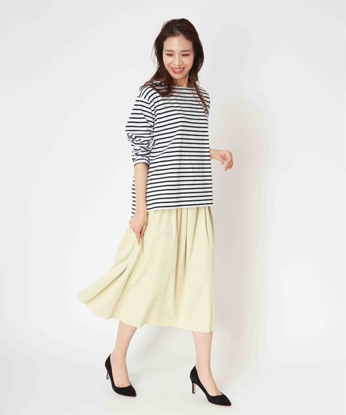 Jines（ジネス）の「＜リバーシブル＞タフタスカート（スカート・レディース・ライトグリーン/ライトブルー/ライトイエロー・FREE）」の20枚目の写真
