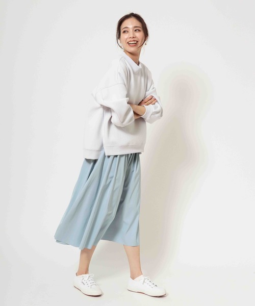 Jines（ジネス）の「＜リバーシブル＞タフタスカート（スカート・レディース・ライトグリーン/ライトブルー/ライトイエロー・FREE）」の21枚目の写真