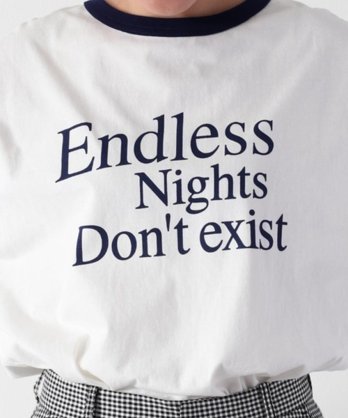 cepo（セポ）の「ビッグシルエット リンガーロンＴｅｅ（Tシャツ/カットソー・レディース・ネイビー/チャコール・M）」の12枚目の写真