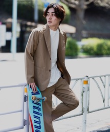 Blue Standard  | 【BLUE STANDARD/ブルースタンダード】ユニセックス ノーストレス 軽量ストレッチ 撥水 パッカブル仕様 テーラードジャケット イージーパンツ セットアップ(セットアップ)