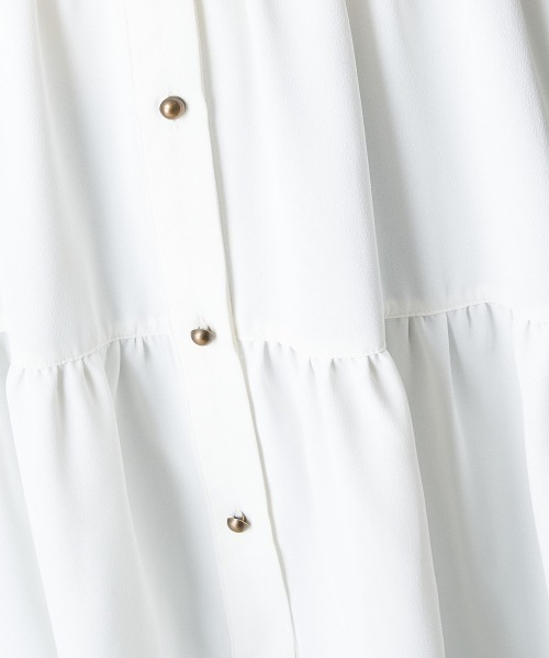 A de a.v.v（アードアー・ヴェ・ヴェ）の「【前後2WAY】ティアードブラウス（シャツ/ブラウス・レディース・ホワイト/ミント/ブラック・36/38）」の8枚目の写真