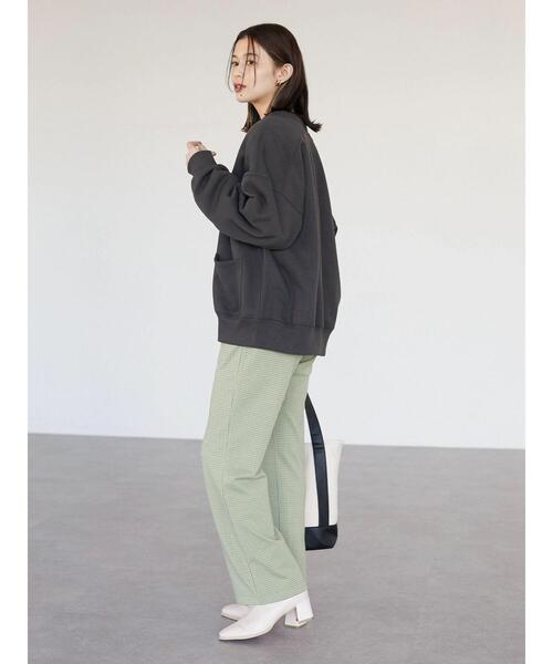 Sugar spoon（シュガースプーン）の「・SUGAR SPOON ギンガムチェックパンツ＊（その他パンツ・レディース・グレー/オフホワイト/ベージュ・FREE）」の13枚目の写真