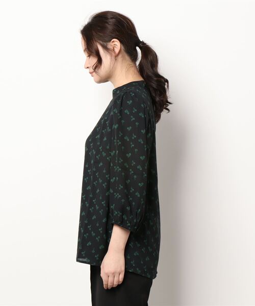 MADEMOISELLE ROPE'（マドモアゼル ロペ）の「【JUST FEMALE】 FORGETブラウス（シャツ/ブラウス・レディース・ブラック・FREE）」の3枚目の写真