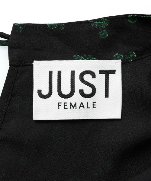 MADEMOISELLE ROPE'（マドモアゼル ロペ）の「【JUST FEMALE】 FORGETブラウス（シャツ/ブラウス・レディース・ブラック・FREE）」の9枚目の写真