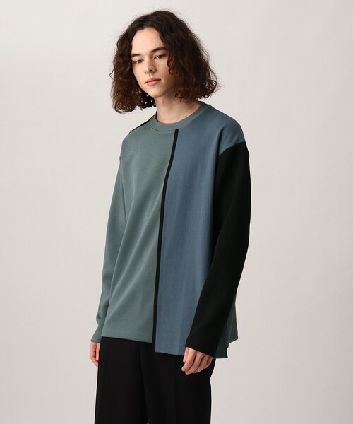 tk.TAKEO KIKUCHI(ティーケータケオキクチ)の「◆クォータースイッチカットソー(ユニセックスアイテム)(Tシャツ/カットソー・メンズ・ホワイト系5/ブラック系4/ブルー系4・02/03/66)」の19枚目の写真