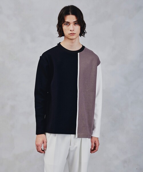 tk.TAKEO KIKUCHI(ティーケータケオキクチ)の「◆クォータースイッチカットソー(ユニセックスアイテム)(Tシャツ/カットソー・メンズ・ホワイト系5/ブラック系4/ブルー系4・02/03/66)」の15枚目の写真