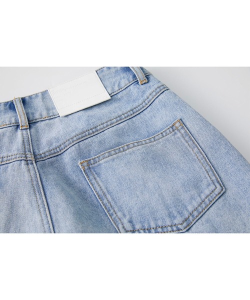 EKCOOKIES(イーケークッキーズ)の「【 ユニセックス 】【 EKCOOKIES 】サンドウォッシュワイドバギーデニム(デニムパンツ・レディース・インディゴブルー・S/M/L)」の7枚目の写真