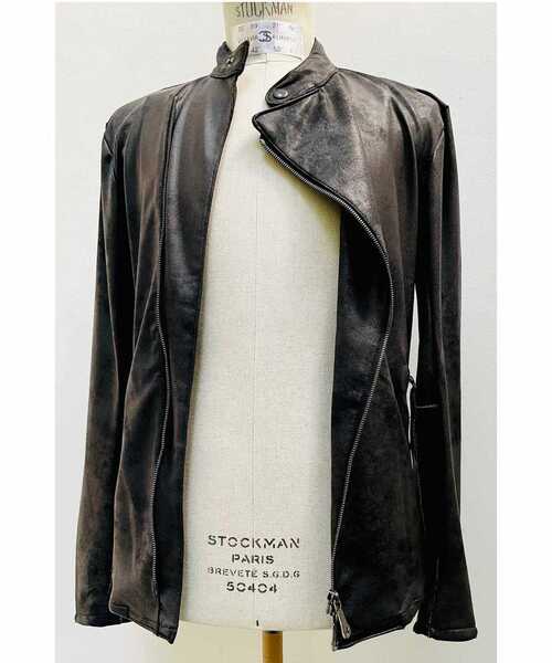 FranCisT_MOR.K.S.（フランシストモークス）の「FranCisT_MOR.K.S./フランシスト モークス/Hi-Tension Eco Leather ASM Riders Jacket（ブルゾン・メンズ・ブラック・2/4/3）」の5枚目の写真