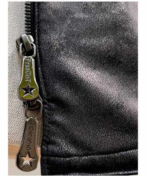 FranCisT_MOR.K.S.（フランシストモークス）の「FranCisT_MOR.K.S./フランシスト モークス/Hi-Tension Eco Leather ASM Riders Jacket（ブルゾン・メンズ・ブラック・2/4/3）」の9枚目の写真