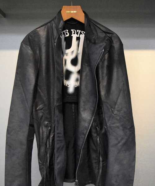 FranCisT_MOR.K.S.（フランシストモークス）の「FranCisT_MOR.K.S./フランシスト モークス/Hi-Tension Eco Leather ASM Riders Jacket（ブルゾン・メンズ・ブラック・2/4/3）」の10枚目の写真