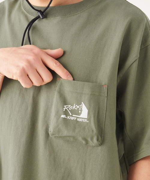 KRIFF MAYER（クリフメイヤー）の「ROKXコラボクールタフT(ヨセミテ)（Tシャツ/カットソー・メンズ・オフホワイト/カーキ/チャコール・SMALL/MEDIUM/LARGE/X-LARGE）」の12枚目の写真