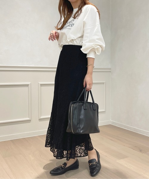 apres jour(アプレジュール)の「レースマーメイドスカート【ZOZOTOWN限定アイテム】(スカート・レディース・オフホワイト/ブラック/ライトベージュ/ピンク・フリー/X-LARGE)」の15枚目の写真