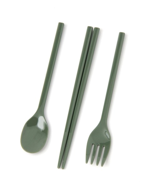 GLOBAL WORK（グローバルワーク）の「ケイタイカトラリー３点セット/273428（カトラリー・レディース・ホワイト/ネイビー/カーキ・FREE）」の9枚目の写真