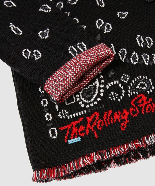 ALANUI(アラヌイ)の「ITS ONLY ROCKNROLL ICON CARDIGAN(カーディガン/ボレロ・メンズ・ブラック・L)」の3枚目の写真