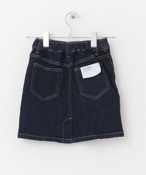 FORK&SPOON（フォークアンドスプーン）の「FORK&SPOON　ストレッチデニムスカート(KIDS)（デニムスカート・キッズ・ワンウォッシュ・120/105/135）」の9枚目の写真