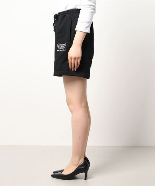 notch.（ノッチ）の「ロゴ刺繍ショートパンツ（その他パンツ・レディース・ブラック/グリーン/ライトグレー・M）」の5枚目の写真