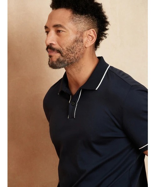 BANANA REPUBLIC FACTORY STORE(バナナリパブリック ファクトリーストア)の「BANANA REPUBLIC FACTORY STORE パフォーマンスゴルフポロ(ポロシャツ・メンズ・ホワイト/ネイビー/グリーン・S/M/XL/L)」の3枚目の写真