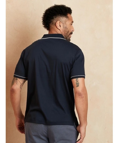 BANANA REPUBLIC FACTORY STORE(バナナリパブリック ファクトリーストア)の「BANANA REPUBLIC FACTORY STORE パフォーマンスゴルフポロ(ポロシャツ・メンズ・ホワイト/ネイビー/グリーン・S/M/XL/L)」の5枚目の写真