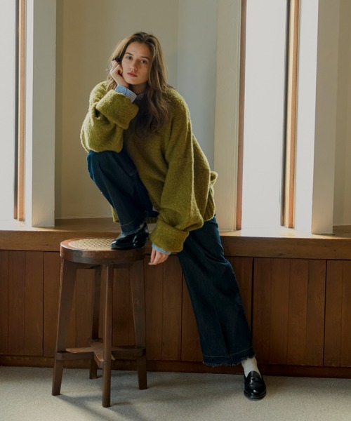 soerte（ソエルテ）の「Wide straight denim pants / ワイドストレートデニムパンツ（デニムパンツ・メンズ・インディゴブルー・1/2/0/3）」の22枚目の写真