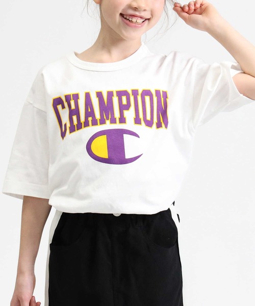 セール】【Champion】ロゴマークプリントTシャツ（Tシャツ