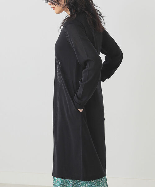 B:MING by BEAMS（ビーミングバイビームス）の「B:MING by BEAMS / ウォッシャブル ロング カーディガン 22SS（カーディガン/ボレロ・レディース・アイボリー/ブラック/ライトグレー系・ONE SIZE）」の12枚目の写真