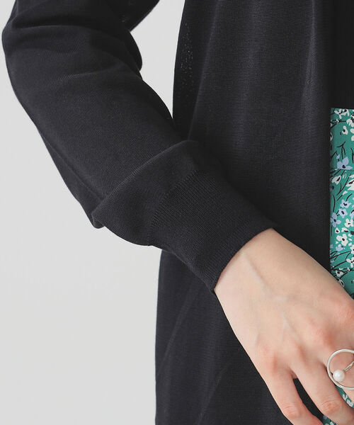 B:MING by BEAMS（ビーミングバイビームス）の「B:MING by BEAMS / ウォッシャブル ロング カーディガン 22SS（カーディガン/ボレロ・レディース・アイボリー/ブラック/ライトグレー系・ONE SIZE）」の16枚目の写真